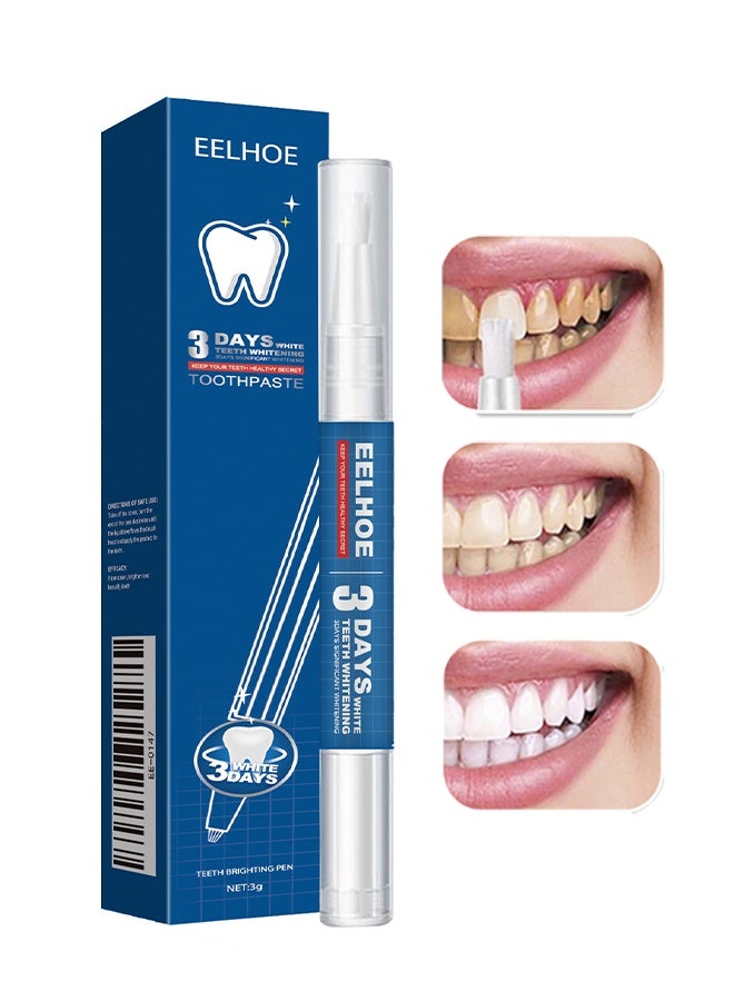 EELHOE Teeth Whitening Pen, Tooth Whitening Pen for Bright White Teeth, Teeth Whitening Gel for Oral Care, Fast Removes Years of Stains - Image 1